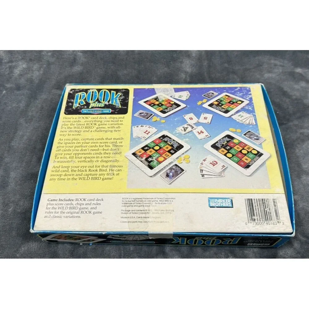 Rook Plus The Wild Bird Game Parker‎ Brothers 1994 Card Game Vintage